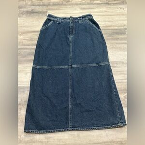 Cleobella Sue Midi Skirt - Dark Denim